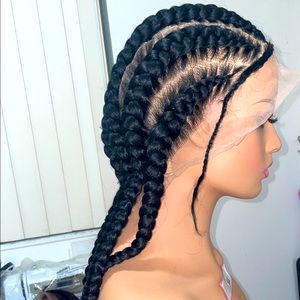 Full Lace Stitch braid Wig 💇🏽‍♀️